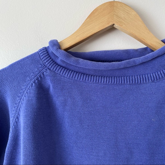 Vintage deep Purple Blur Turtle Neck Sweater - Picture 3 of 6